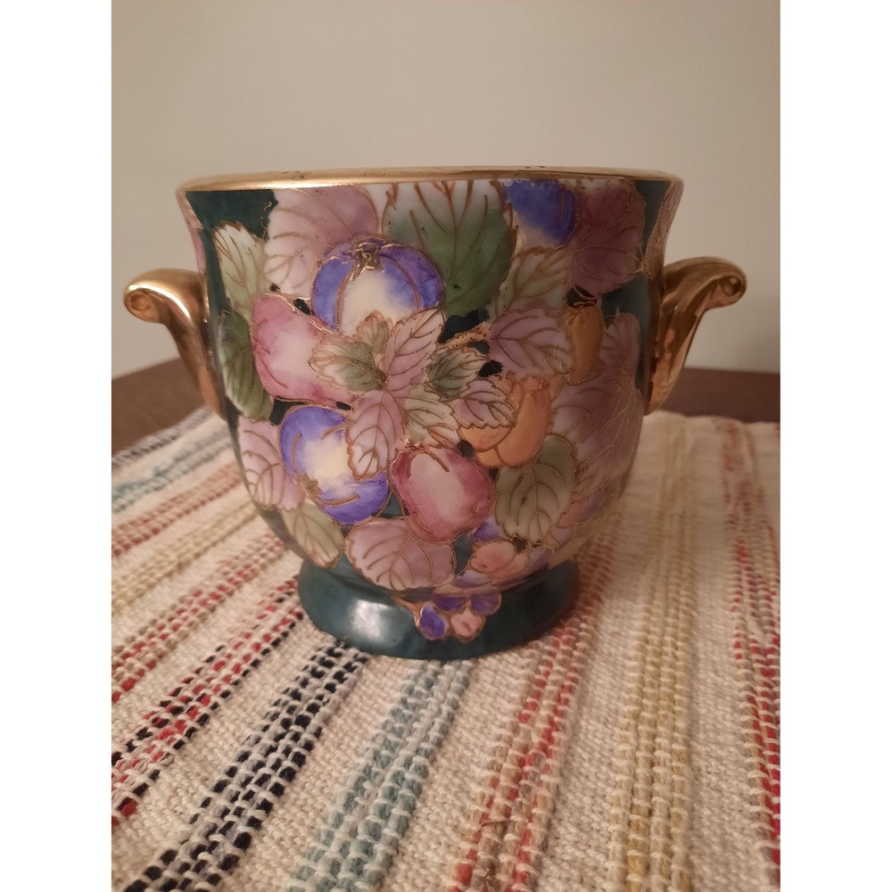 Vintage Andrea By Sadek Blueberry Planter Vase